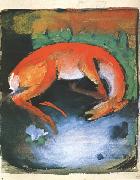 Franz Marc Dead Deer (mk34) painting